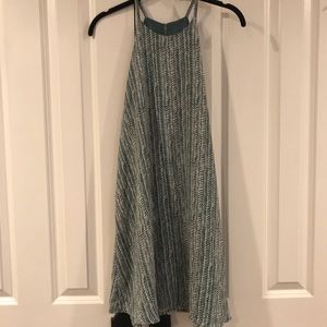 Teal and White Sun Dress